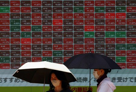 Asia shares falter as global tech selloff spooks investors