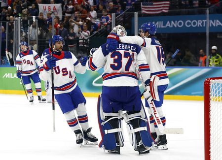 Olympics-Ice hockey-U.S. men’s hockey eyes first Olympic gold in 46 years against Canada