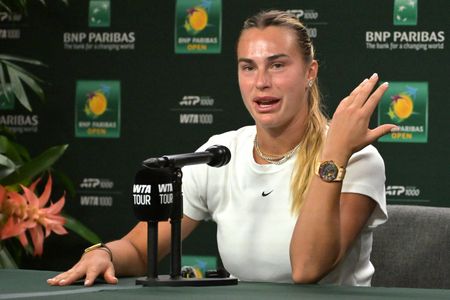 Tennis-Sabalenka, Gauff back ‘rage rooms’ for players to blow off steam