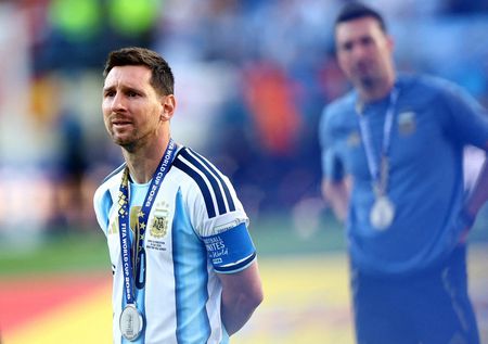 Soccer-Argentina run out of late Messi miracles against Spanish machine