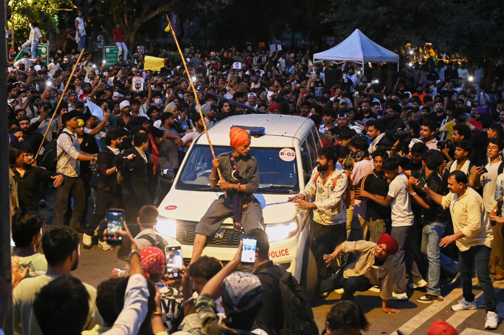 India protest movement holds capital sit-in as police crack down on demonstrators