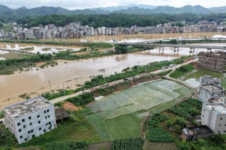 Southern, central China brace for flood risk after typhoon