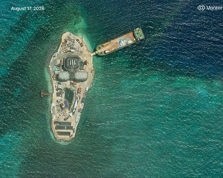 New installations emerge on islet as China accelerates South China Sea build-up