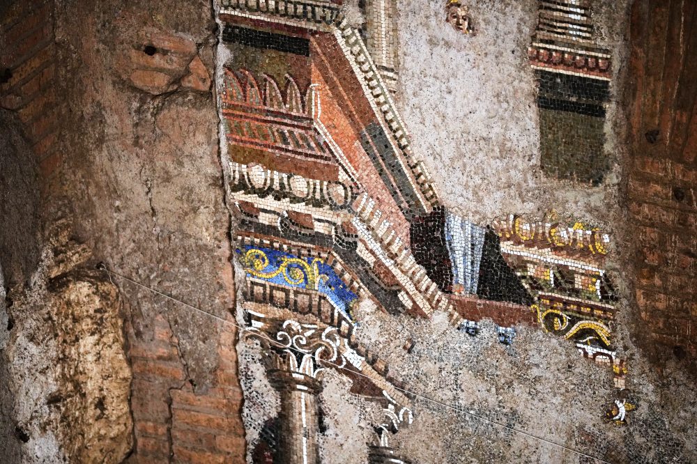Ancient Rome’s biggest fresco and mosaic opens to visitors three decades after discovery