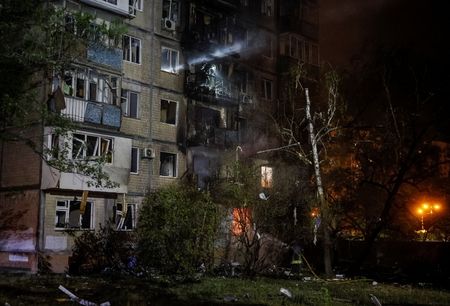 Russia hits petrol station, warehouse facilities in Kyiv, mayor says